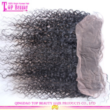 Qingdao fornecedor chinês cabelo humano cabelo laço frontal pedaço